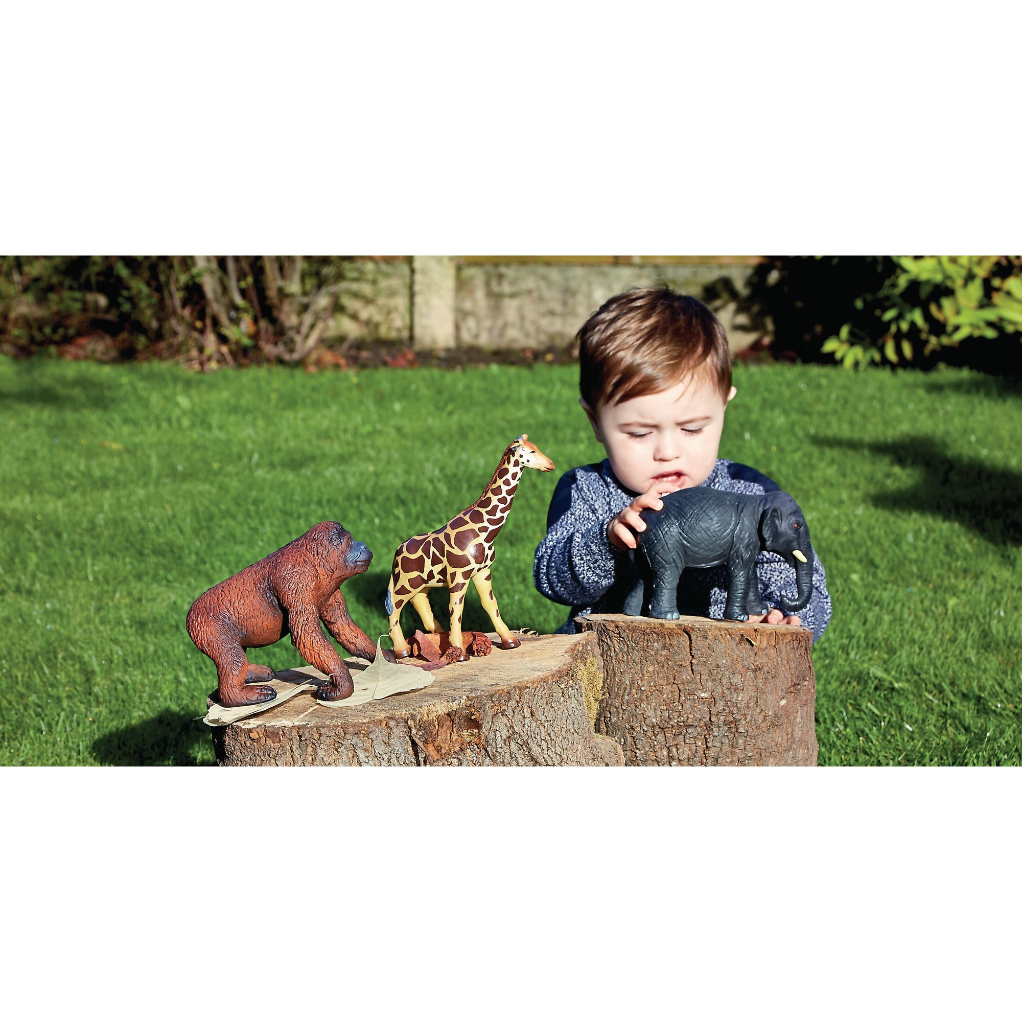 Soft Rubber Jungle Set - Pack of 3